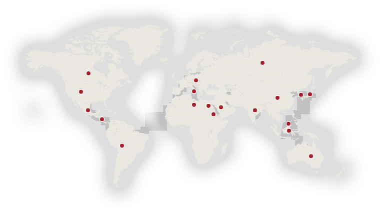 morning star world locations map dots