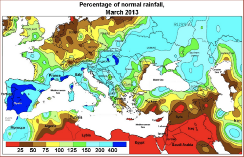 Rainfall March 2013